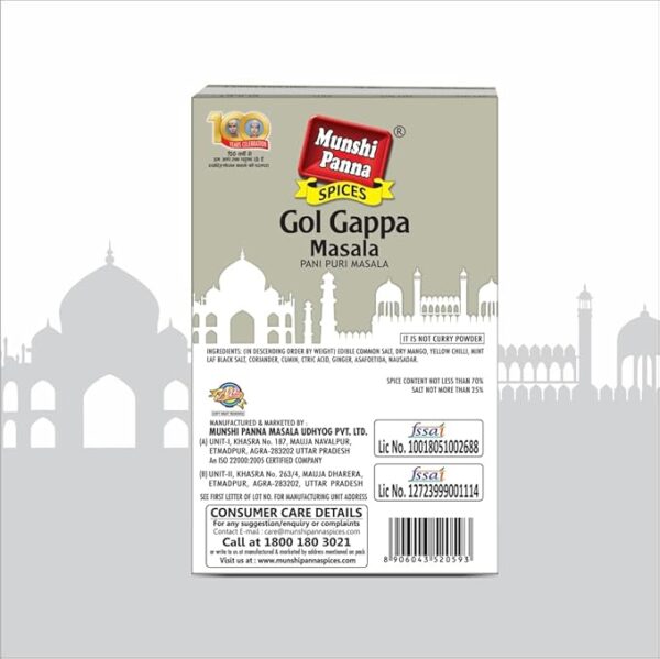 Golgappa (pani puri) Masala Munshi Panna - 100g