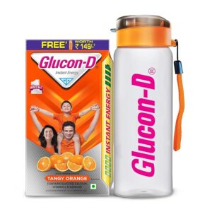 Glucon-D Tangy Orange Glucose Powder + Bottle - 1kg