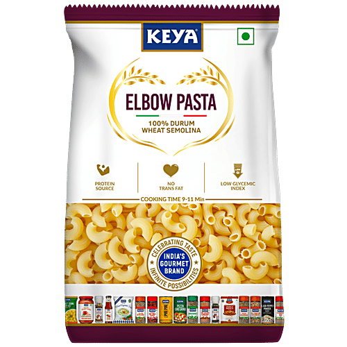 Keya Elbow Pasta - 100% Durum Wheat Semolina - 400g