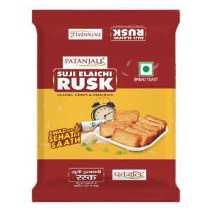 Patanjali Suji Elaichi Rusk Toast - 182gm