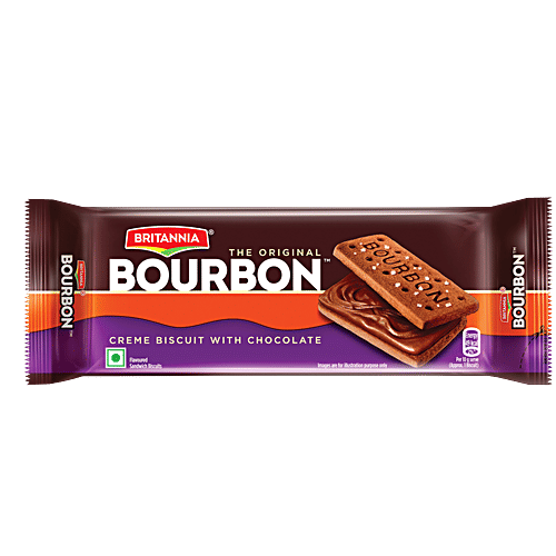 Britannia Bourbon Creme Biscuit - With Chocolate