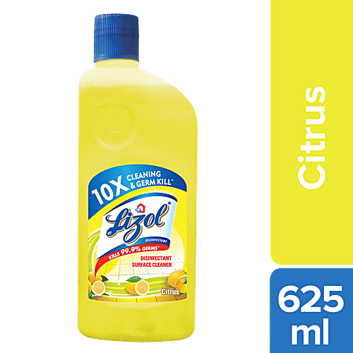 Lizol Yellow Surface Cleaner - 625ml