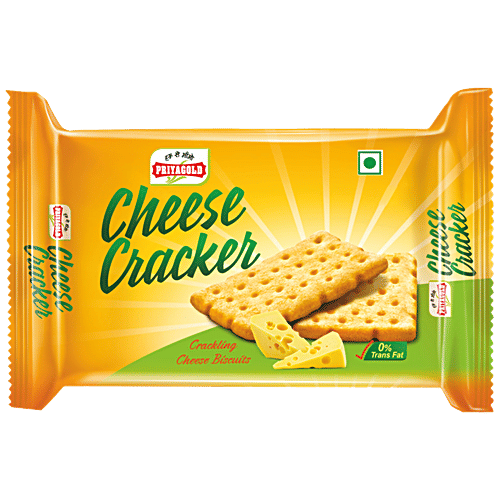 Priyagold Cheese Cracker - 128 g Pouch