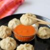 Steam Momos with a Spicy Tomato, 8 momos