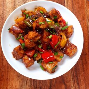Chilli Paneer popular Indo-Chinese dish