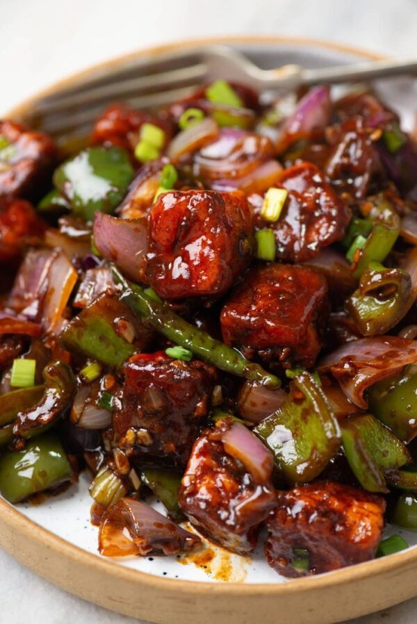 Chilli chap in spicy sauces