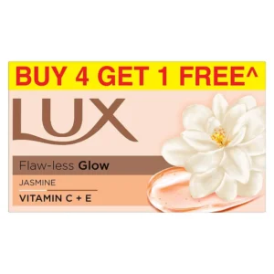 Lux Flaw-less Glow Jasmine Soap Buy 4 Get 1 Free