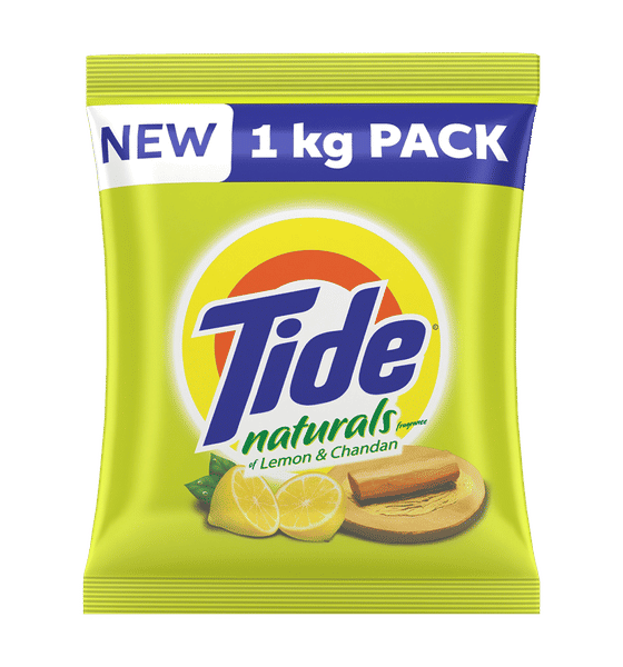 Tide Naturals Lemon And Chandan Detergent Powder -1kg