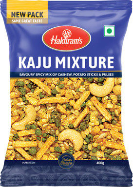 Haldiram Kaju Mixture Spiced Cashew Namkeen -200g